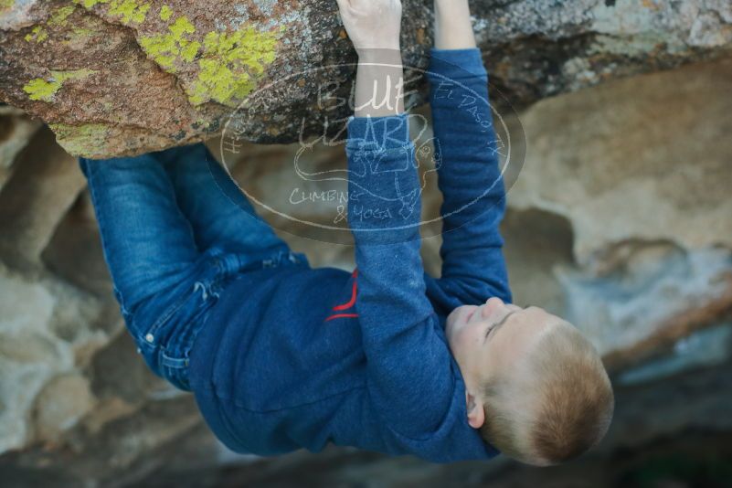 Bouldering in Hueco Tanks on 01/01/2020 with Blue Lizard Climbing and Yoga

Filename: SRM_20200101_1638210.jpg
Aperture: f/2.8
Shutter Speed: 1/250
Body: Canon EOS-1D Mark II
Lens: Canon EF 50mm f/1.8 II