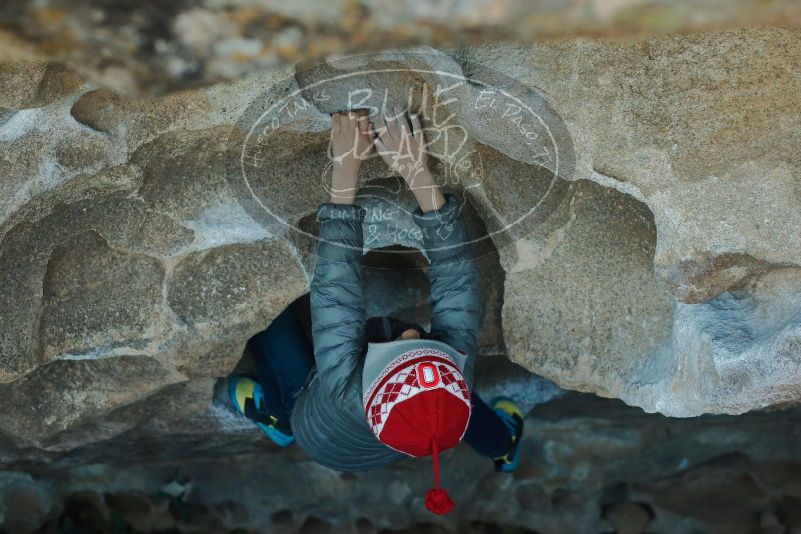 Bouldering in Hueco Tanks on 01/01/2020 with Blue Lizard Climbing and Yoga

Filename: SRM_20200101_1644120.jpg
Aperture: f/3.5
Shutter Speed: 1/250
Body: Canon EOS-1D Mark II
Lens: Canon EF 50mm f/1.8 II