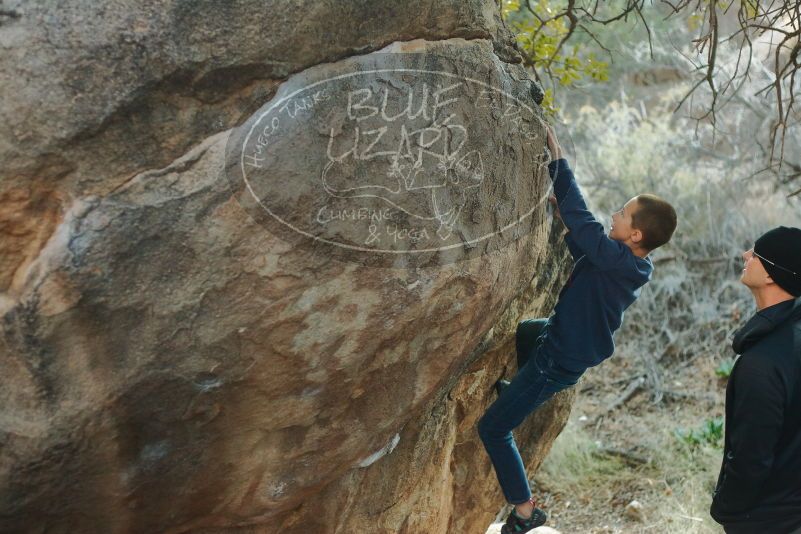 Bouldering in Hueco Tanks on 01/01/2020 with Blue Lizard Climbing and Yoga

Filename: SRM_20200101_1743010.jpg
Aperture: f/2.8
Shutter Speed: 1/250
Body: Canon EOS-1D Mark II
Lens: Canon EF 50mm f/1.8 II