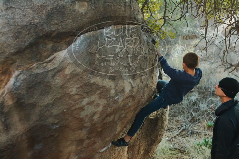 Bouldering in Hueco Tanks on 01/01/2020 with Blue Lizard Climbing and Yoga

Filename: SRM_20200101_1743070.jpg
Aperture: f/2.8
Shutter Speed: 1/250
Body: Canon EOS-1D Mark II
Lens: Canon EF 50mm f/1.8 II