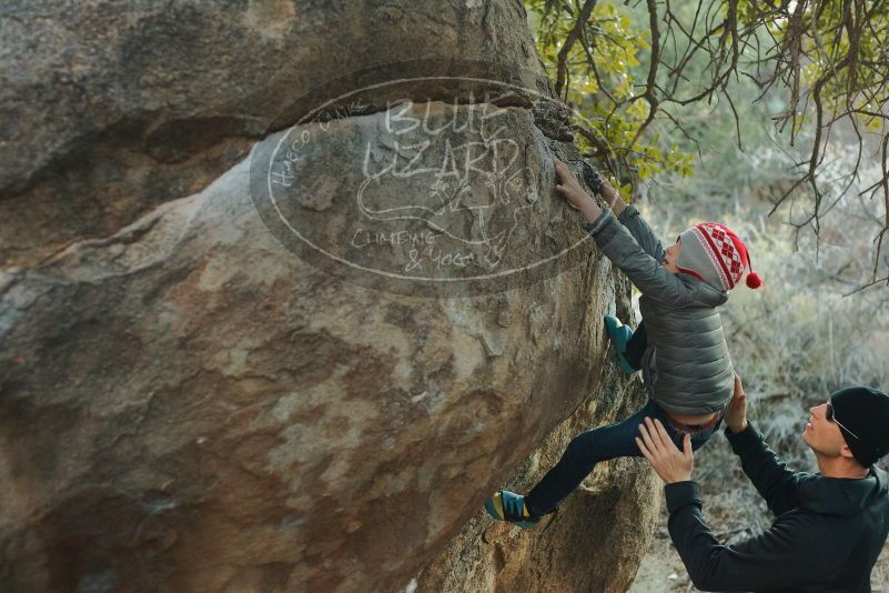 Bouldering in Hueco Tanks on 01/01/2020 with Blue Lizard Climbing and Yoga

Filename: SRM_20200101_1744080.jpg
Aperture: f/2.8
Shutter Speed: 1/250
Body: Canon EOS-1D Mark II
Lens: Canon EF 50mm f/1.8 II