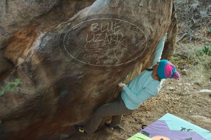 Bouldering in Hueco Tanks on 01/01/2020 with Blue Lizard Climbing and Yoga

Filename: SRM_20200101_1748260.jpg
Aperture: f/3.2
Shutter Speed: 1/200
Body: Canon EOS-1D Mark II
Lens: Canon EF 50mm f/1.8 II
