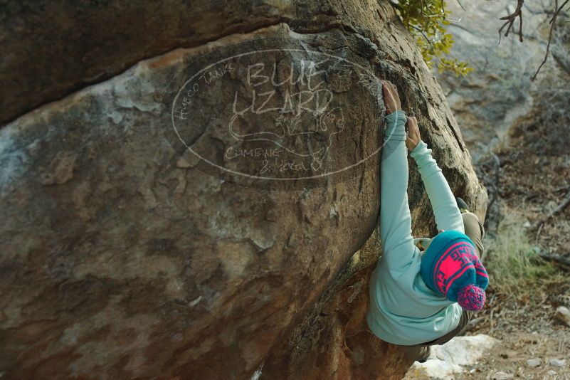 Bouldering in Hueco Tanks on 01/01/2020 with Blue Lizard Climbing and Yoga

Filename: SRM_20200101_1748540.jpg
Aperture: f/3.5
Shutter Speed: 1/200
Body: Canon EOS-1D Mark II
Lens: Canon EF 50mm f/1.8 II
