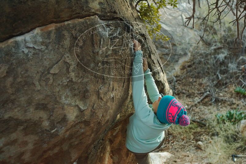 Bouldering in Hueco Tanks on 01/01/2020 with Blue Lizard Climbing and Yoga

Filename: SRM_20200101_1748550.jpg
Aperture: f/3.5
Shutter Speed: 1/200
Body: Canon EOS-1D Mark II
Lens: Canon EF 50mm f/1.8 II