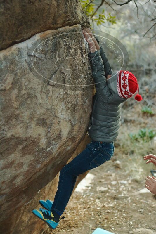 Bouldering in Hueco Tanks on 01/01/2020 with Blue Lizard Climbing and Yoga

Filename: SRM_20200101_1755160.jpg
Aperture: f/2.8
Shutter Speed: 1/200
Body: Canon EOS-1D Mark II
Lens: Canon EF 50mm f/1.8 II