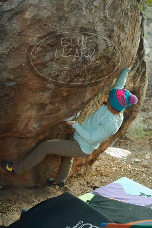Bouldering in Hueco Tanks on 01/01/2020 with Blue Lizard Climbing and Yoga

Filename: SRM_20200101_1757140.jpg
Aperture: f/2.8
Shutter Speed: 1/200
Body: Canon EOS-1D Mark II
Lens: Canon EF 50mm f/1.8 II