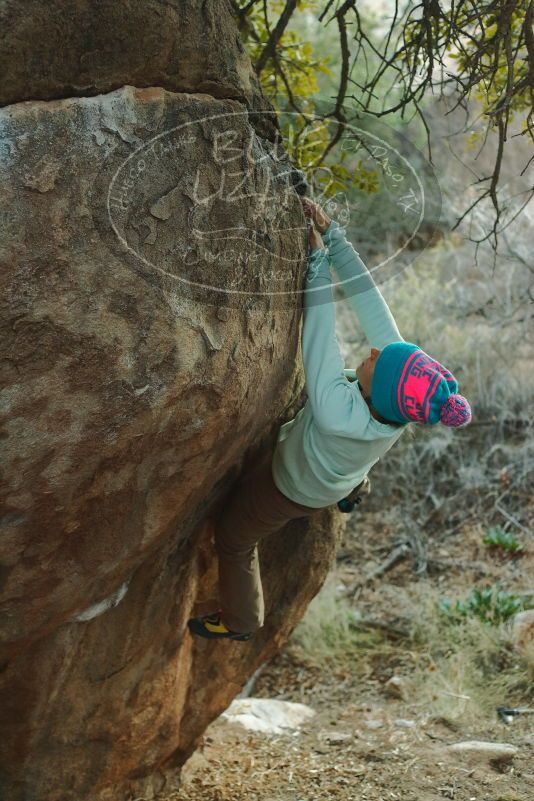 Bouldering in Hueco Tanks on 01/01/2020 with Blue Lizard Climbing and Yoga

Filename: SRM_20200101_1757570.jpg
Aperture: f/3.2
Shutter Speed: 1/200
Body: Canon EOS-1D Mark II
Lens: Canon EF 50mm f/1.8 II