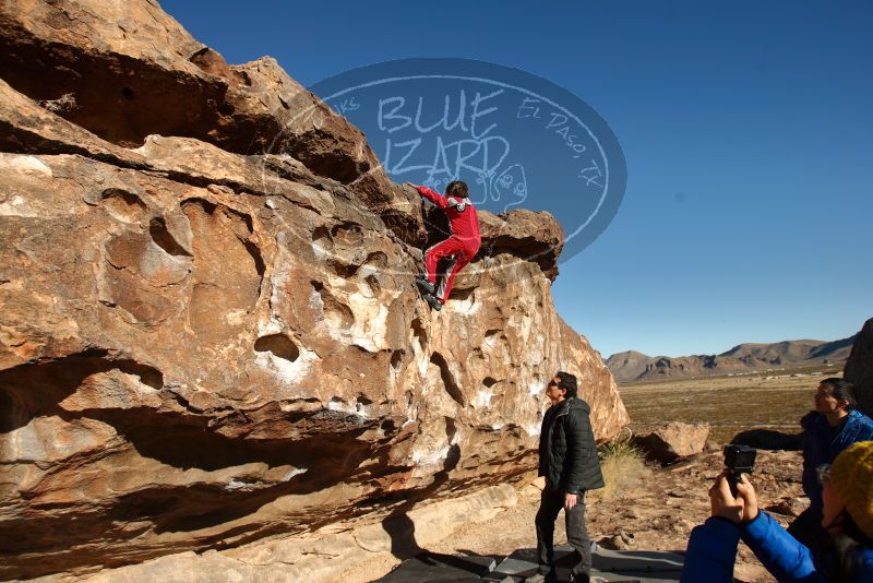 Bouldering in Hueco Tanks on 01/03/2020 with Blue Lizard Climbing and Yoga

Filename: SRM_20200103_1043460.jpg
Aperture: f/4.5
Shutter Speed: 1/400
Body: Canon EOS-1D Mark II
Lens: Canon EF 16-35mm f/2.8 L