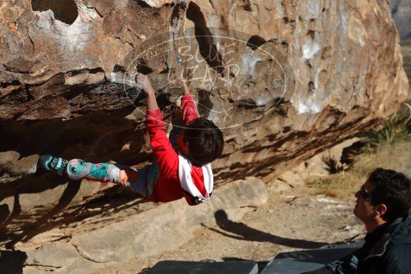 Bouldering in Hueco Tanks on 01/03/2020 with Blue Lizard Climbing and Yoga

Filename: SRM_20200103_1047010.jpg
Aperture: f/5.6
Shutter Speed: 1/400
Body: Canon EOS-1D Mark II
Lens: Canon EF 50mm f/1.8 II