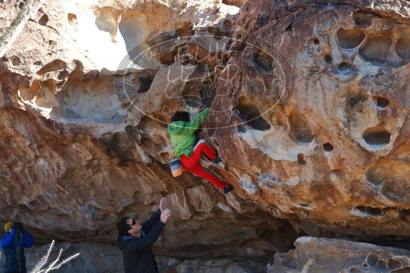 Bouldering in Hueco Tanks on 01/03/2020 with Blue Lizard Climbing and Yoga

Filename: SRM_20200103_1147460.jpg
Aperture: f/5.6
Shutter Speed: 1/250
Body: Canon EOS-1D Mark II
Lens: Canon EF 50mm f/1.8 II