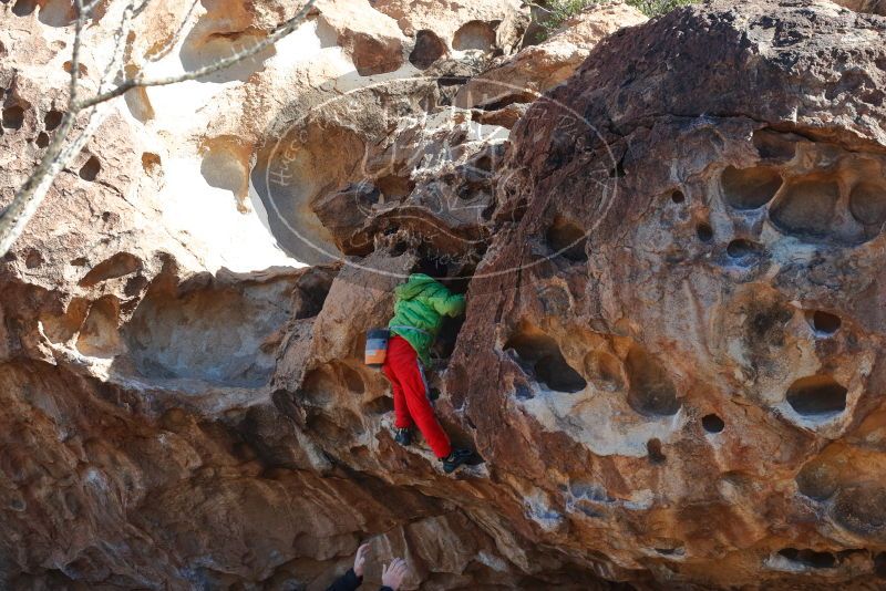 Bouldering in Hueco Tanks on 01/03/2020 with Blue Lizard Climbing and Yoga

Filename: SRM_20200103_1147560.jpg
Aperture: f/6.3
Shutter Speed: 1/250
Body: Canon EOS-1D Mark II
Lens: Canon EF 50mm f/1.8 II