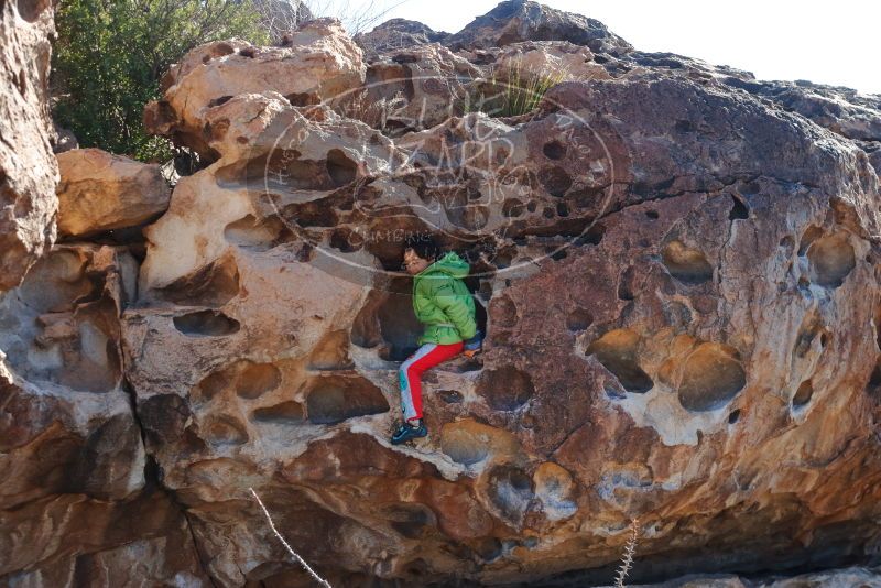 Bouldering in Hueco Tanks on 01/03/2020 with Blue Lizard Climbing and Yoga

Filename: SRM_20200103_1148320.jpg
Aperture: f/5.6
Shutter Speed: 1/250
Body: Canon EOS-1D Mark II
Lens: Canon EF 50mm f/1.8 II