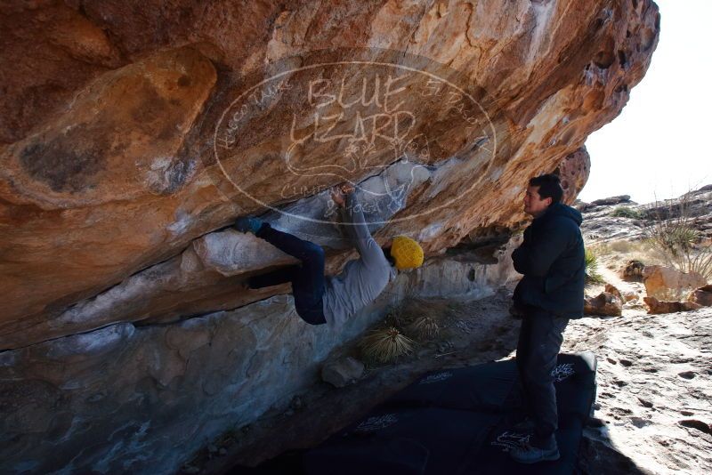 Bouldering in Hueco Tanks on 01/03/2020 with Blue Lizard Climbing and Yoga

Filename: SRM_20200103_1303590.jpg
Aperture: f/7.1
Shutter Speed: 1/320
Body: Canon EOS-1D Mark II
Lens: Canon EF 16-35mm f/2.8 L