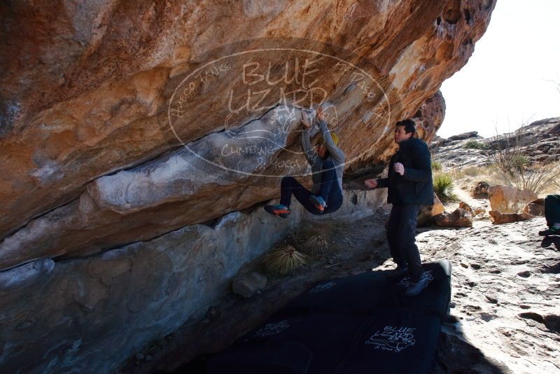 Bouldering in Hueco Tanks on 01/03/2020 with Blue Lizard Climbing and Yoga

Filename: SRM_20200103_1304120.jpg
Aperture: f/8.0
Shutter Speed: 1/320
Body: Canon EOS-1D Mark II
Lens: Canon EF 16-35mm f/2.8 L