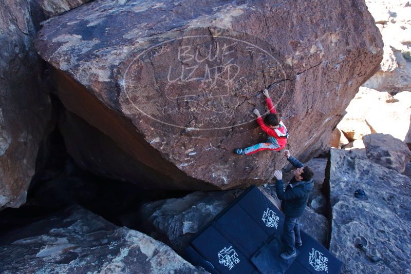 Bouldering in Hueco Tanks on 01/03/2020 with Blue Lizard Climbing and Yoga

Filename: SRM_20200103_1349290.jpg
Aperture: f/4.5
Shutter Speed: 1/320
Body: Canon EOS-1D Mark II
Lens: Canon EF 16-35mm f/2.8 L