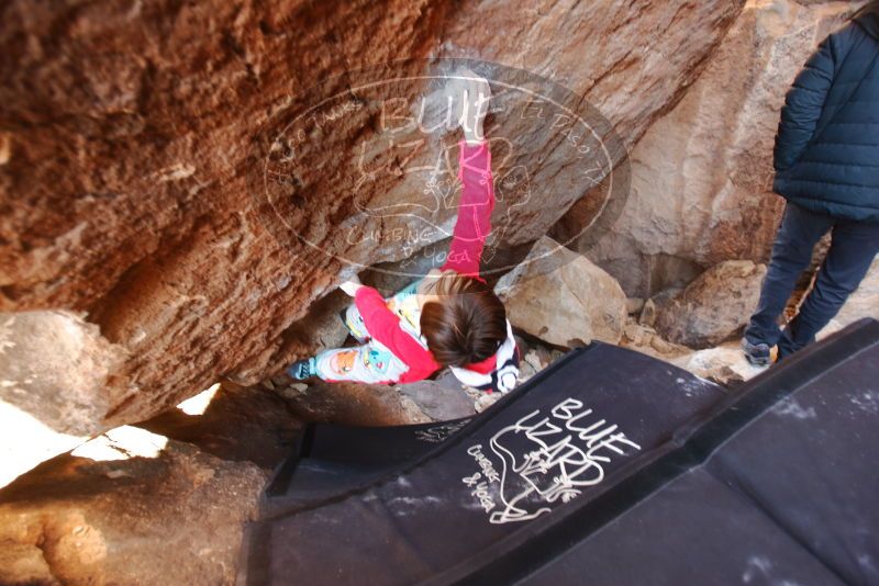 Bouldering in Hueco Tanks on 01/03/2020 with Blue Lizard Climbing and Yoga

Filename: SRM_20200103_1412300.jpg
Aperture: f/2.8
Shutter Speed: 1/80
Body: Canon EOS-1D Mark II
Lens: Canon EF 16-35mm f/2.8 L