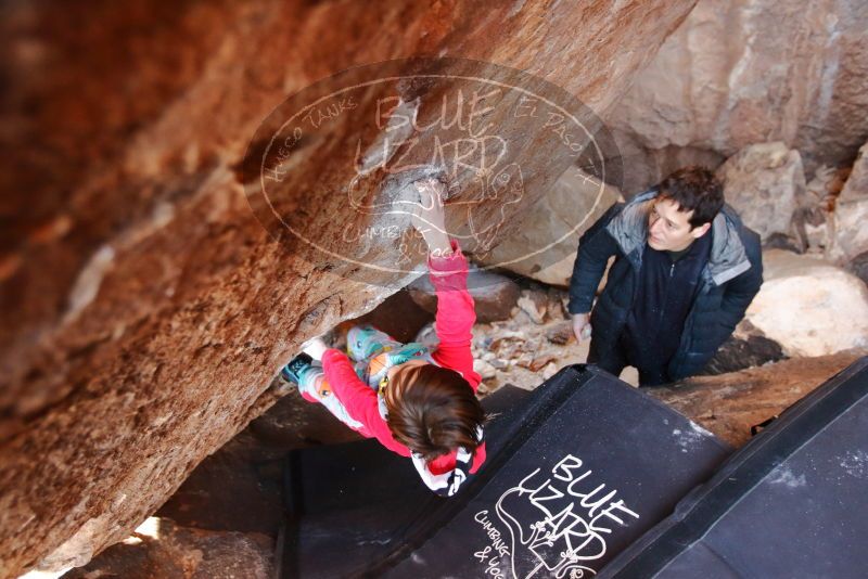 Bouldering in Hueco Tanks on 01/03/2020 with Blue Lizard Climbing and Yoga

Filename: SRM_20200103_1415160.jpg
Aperture: f/2.8
Shutter Speed: 1/160
Body: Canon EOS-1D Mark II
Lens: Canon EF 16-35mm f/2.8 L