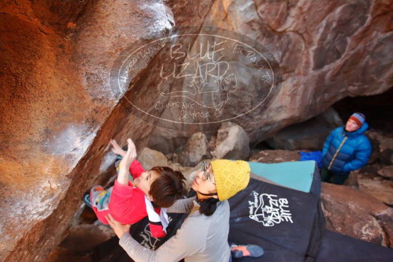 Bouldering in Hueco Tanks on 01/03/2020 with Blue Lizard Climbing and Yoga

Filename: SRM_20200103_1424480.jpg
Aperture: f/3.5
Shutter Speed: 1/250
Body: Canon EOS-1D Mark II
Lens: Canon EF 16-35mm f/2.8 L