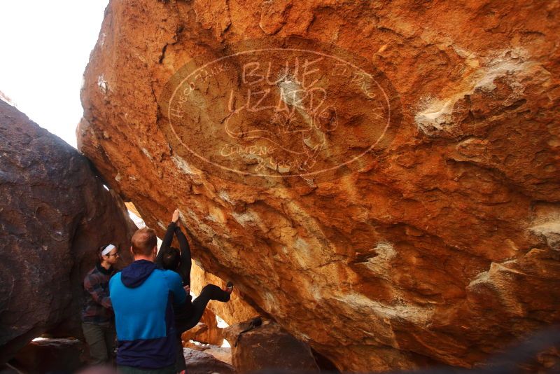 Bouldering in Hueco Tanks on 01/03/2020 with Blue Lizard Climbing and Yoga
Filename: SRM_20200103_1517290.jpg
Aperture: f/4.5
Shutter Speed: 1/250
Body: Canon EOS-1D Mark II
Lens: Canon EF 16-35mm f/2.8 L