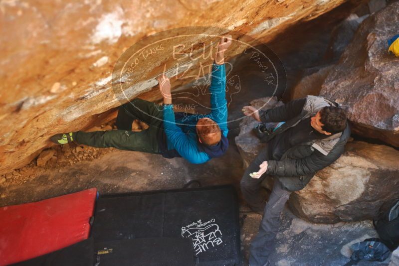 Bouldering in Hueco Tanks on 01/03/2020 with Blue Lizard Climbing and Yoga

Filename: SRM_20200103_1644440.jpg
Aperture: f/2.2
Shutter Speed: 1/320
Body: Canon EOS-1D Mark II
Lens: Canon EF 50mm f/1.8 II