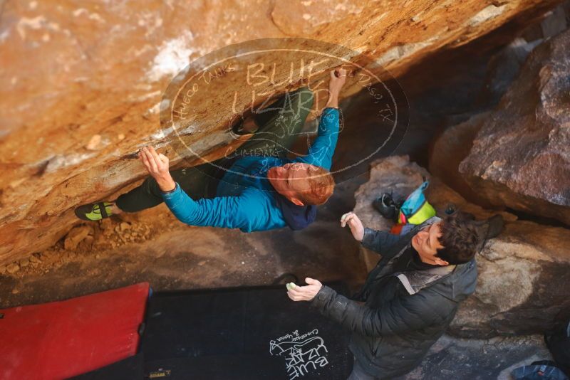 Bouldering in Hueco Tanks on 01/03/2020 with Blue Lizard Climbing and Yoga

Filename: SRM_20200103_1644521.jpg
Aperture: f/2.5
Shutter Speed: 1/320
Body: Canon EOS-1D Mark II
Lens: Canon EF 50mm f/1.8 II