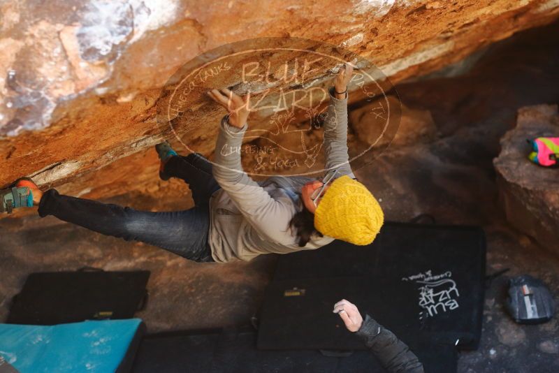 Bouldering in Hueco Tanks on 01/03/2020 with Blue Lizard Climbing and Yoga

Filename: SRM_20200103_1658520.jpg
Aperture: f/3.2
Shutter Speed: 1/250
Body: Canon EOS-1D Mark II
Lens: Canon EF 50mm f/1.8 II