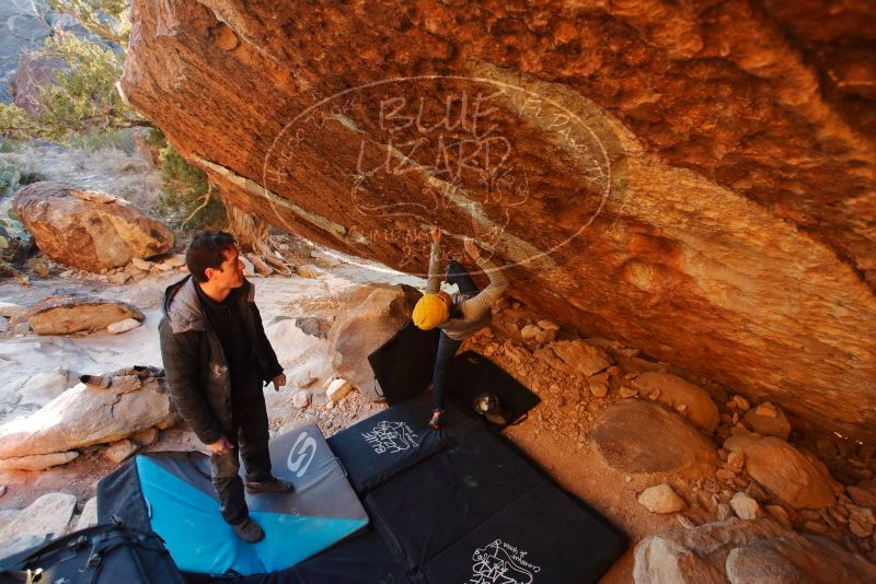 Bouldering in Hueco Tanks on 01/03/2020 with Blue Lizard Climbing and Yoga

Filename: SRM_20200103_1752310.jpg
Aperture: f/4.0
Shutter Speed: 1/250
Body: Canon EOS-1D Mark II
Lens: Canon EF 16-35mm f/2.8 L