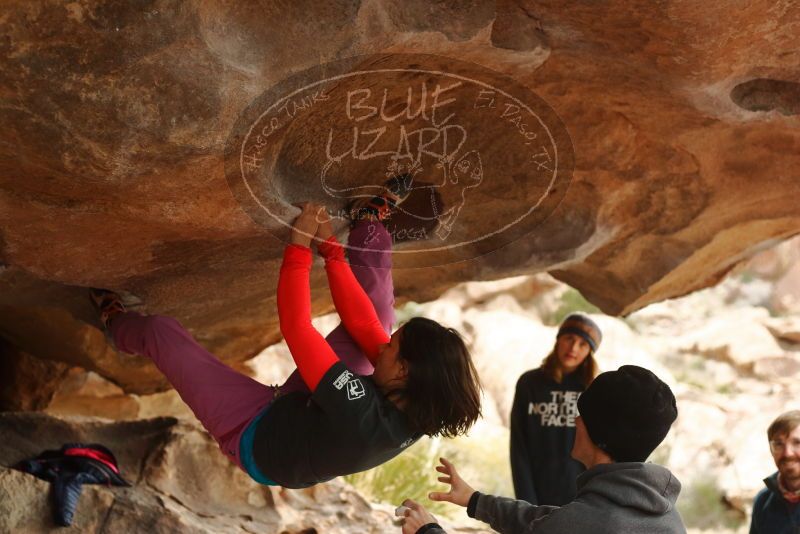 Bouldering in Hueco Tanks on 01/02/2020 with Blue Lizard Climbing and Yoga

Filename: SRM_20200102_1124320.jpg
Aperture: f/3.2
Shutter Speed: 1/250
Body: Canon EOS-1D Mark II
Lens: Canon EF 50mm f/1.8 II