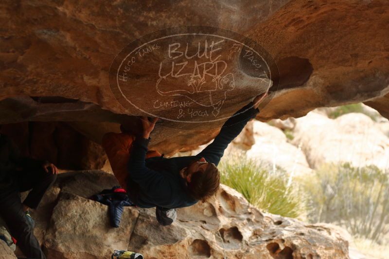 Bouldering in Hueco Tanks on 01/02/2020 with Blue Lizard Climbing and Yoga

Filename: SRM_20200102_1126440.jpg
Aperture: f/3.2
Shutter Speed: 1/250
Body: Canon EOS-1D Mark II
Lens: Canon EF 50mm f/1.8 II