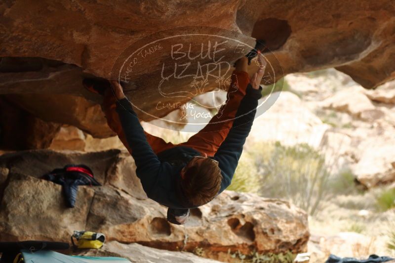 Bouldering in Hueco Tanks on 01/02/2020 with Blue Lizard Climbing and Yoga

Filename: SRM_20200102_1126580.jpg
Aperture: f/3.2
Shutter Speed: 1/250
Body: Canon EOS-1D Mark II
Lens: Canon EF 50mm f/1.8 II
