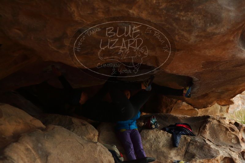Bouldering in Hueco Tanks on 01/02/2020 with Blue Lizard Climbing and Yoga

Filename: SRM_20200102_1129430.jpg
Aperture: f/3.2
Shutter Speed: 1/250
Body: Canon EOS-1D Mark II
Lens: Canon EF 50mm f/1.8 II