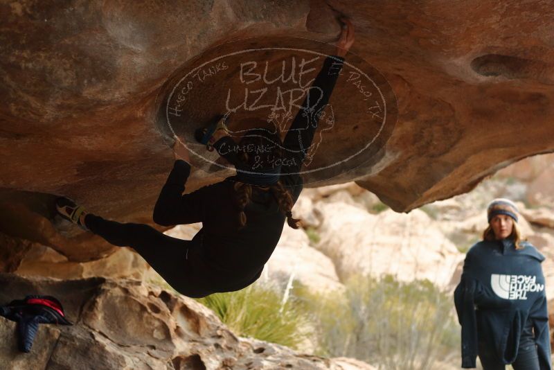 Bouldering in Hueco Tanks on 01/02/2020 with Blue Lizard Climbing and Yoga

Filename: SRM_20200102_1130100.jpg
Aperture: f/3.2
Shutter Speed: 1/250
Body: Canon EOS-1D Mark II
Lens: Canon EF 50mm f/1.8 II