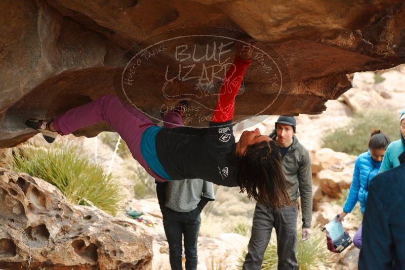 Bouldering in Hueco Tanks on 01/02/2020 with Blue Lizard Climbing and Yoga

Filename: SRM_20200102_1134011.jpg
Aperture: f/3.2
Shutter Speed: 1/250
Body: Canon EOS-1D Mark II
Lens: Canon EF 50mm f/1.8 II