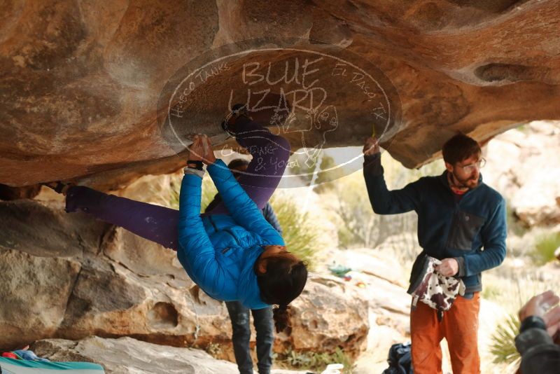 Bouldering in Hueco Tanks on 01/02/2020 with Blue Lizard Climbing and Yoga

Filename: SRM_20200102_1143190.jpg
Aperture: f/3.2
Shutter Speed: 1/250
Body: Canon EOS-1D Mark II
Lens: Canon EF 50mm f/1.8 II