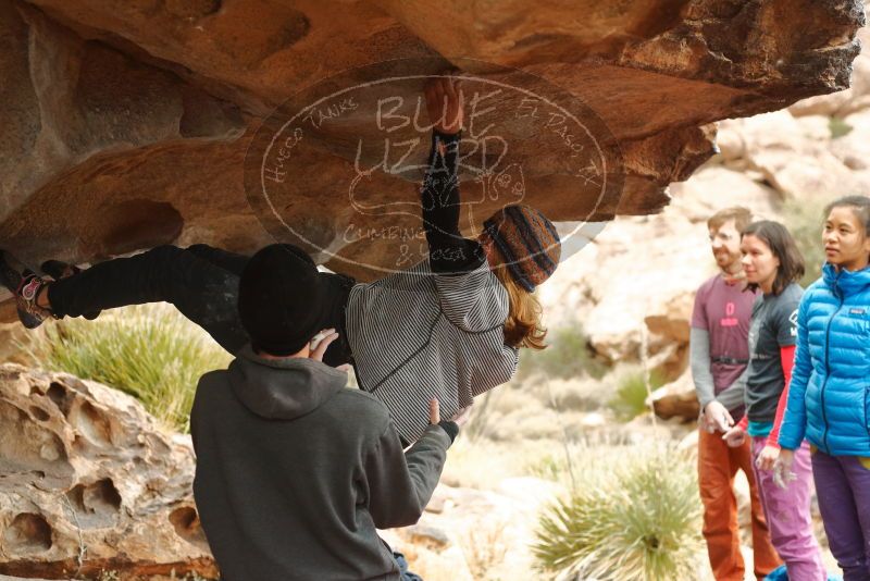 Bouldering in Hueco Tanks on 01/02/2020 with Blue Lizard Climbing and Yoga

Filename: SRM_20200102_1145530.jpg
Aperture: f/3.2
Shutter Speed: 1/250
Body: Canon EOS-1D Mark II
Lens: Canon EF 50mm f/1.8 II