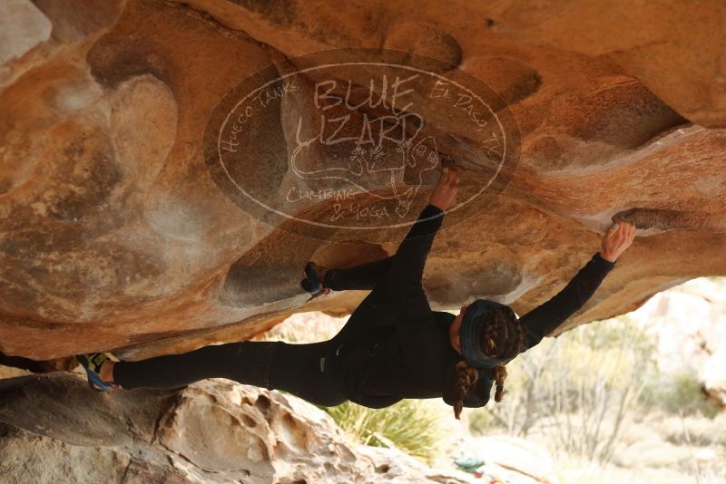 Bouldering in Hueco Tanks on 01/02/2020 with Blue Lizard Climbing and Yoga

Filename: SRM_20200102_1151121.jpg
Aperture: f/3.2
Shutter Speed: 1/250
Body: Canon EOS-1D Mark II
Lens: Canon EF 50mm f/1.8 II