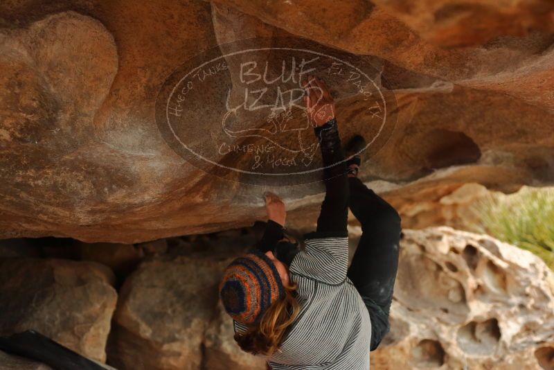 Bouldering in Hueco Tanks on 01/02/2020 with Blue Lizard Climbing and Yoga

Filename: SRM_20200102_1157160.jpg
Aperture: f/3.2
Shutter Speed: 1/250
Body: Canon EOS-1D Mark II
Lens: Canon EF 50mm f/1.8 II