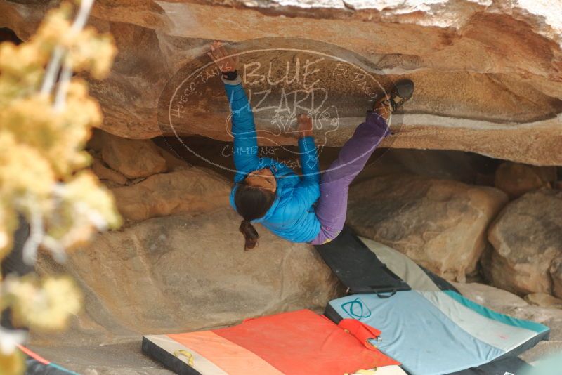Bouldering in Hueco Tanks on 01/02/2020 with Blue Lizard Climbing and Yoga

Filename: SRM_20200102_1201140.jpg
Aperture: f/2.8
Shutter Speed: 1/250
Body: Canon EOS-1D Mark II
Lens: Canon EF 50mm f/1.8 II