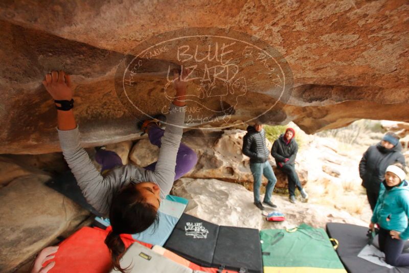Bouldering in Hueco Tanks on 01/02/2020 with Blue Lizard Climbing and Yoga

Filename: SRM_20200102_1233200.jpg
Aperture: f/4.5
Shutter Speed: 1/250
Body: Canon EOS-1D Mark II
Lens: Canon EF 16-35mm f/2.8 L