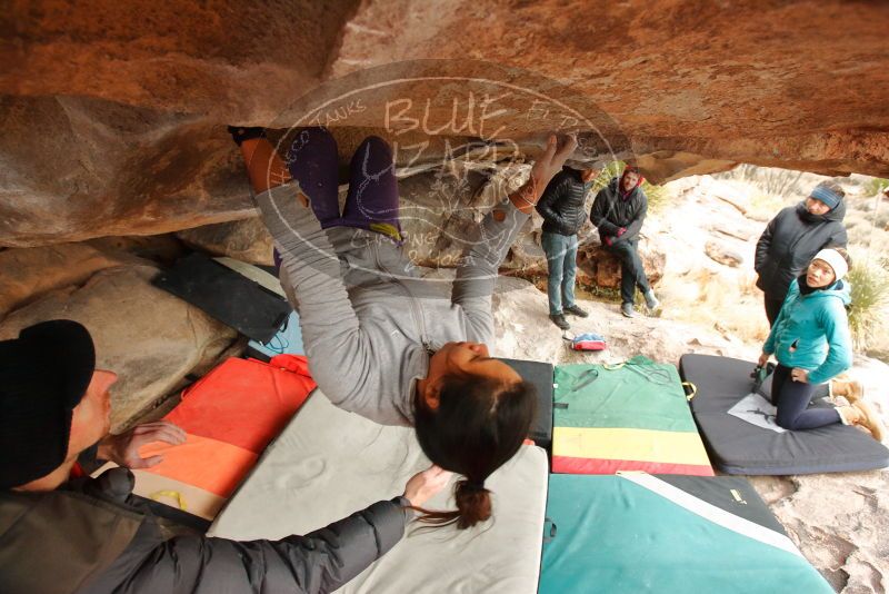 Bouldering in Hueco Tanks on 01/02/2020 with Blue Lizard Climbing and Yoga

Filename: SRM_20200102_1233300.jpg
Aperture: f/4.5
Shutter Speed: 1/250
Body: Canon EOS-1D Mark II
Lens: Canon EF 16-35mm f/2.8 L
