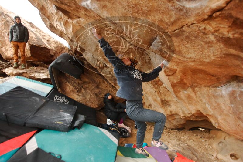 Bouldering in Hueco Tanks on 01/02/2020 with Blue Lizard Climbing and Yoga

Filename: SRM_20200102_1344042.jpg
Aperture: f/2.8
Shutter Speed: 1/250
Body: Canon EOS-1D Mark II
Lens: Canon EF 16-35mm f/2.8 L