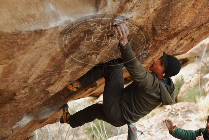Bouldering in Hueco Tanks on 01/02/2020 with Blue Lizard Climbing and Yoga

Filename: SRM_20200102_1403140.jpg
Aperture: f/2.8
Shutter Speed: 1/250
Body: Canon EOS-1D Mark II
Lens: Canon EF 50mm f/1.8 II