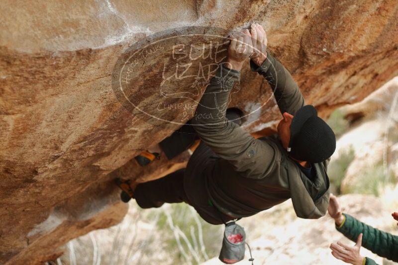 Bouldering in Hueco Tanks on 01/02/2020 with Blue Lizard Climbing and Yoga

Filename: SRM_20200102_1403180.jpg
Aperture: f/2.5
Shutter Speed: 1/250
Body: Canon EOS-1D Mark II
Lens: Canon EF 50mm f/1.8 II
