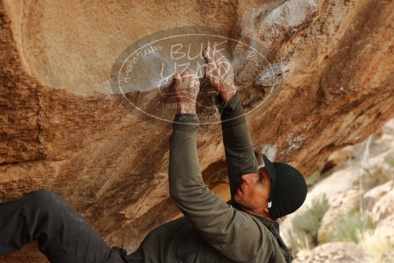 Bouldering in Hueco Tanks on 01/02/2020 with Blue Lizard Climbing and Yoga

Filename: SRM_20200102_1403340.jpg
Aperture: f/4.0
Shutter Speed: 1/250
Body: Canon EOS-1D Mark II
Lens: Canon EF 50mm f/1.8 II