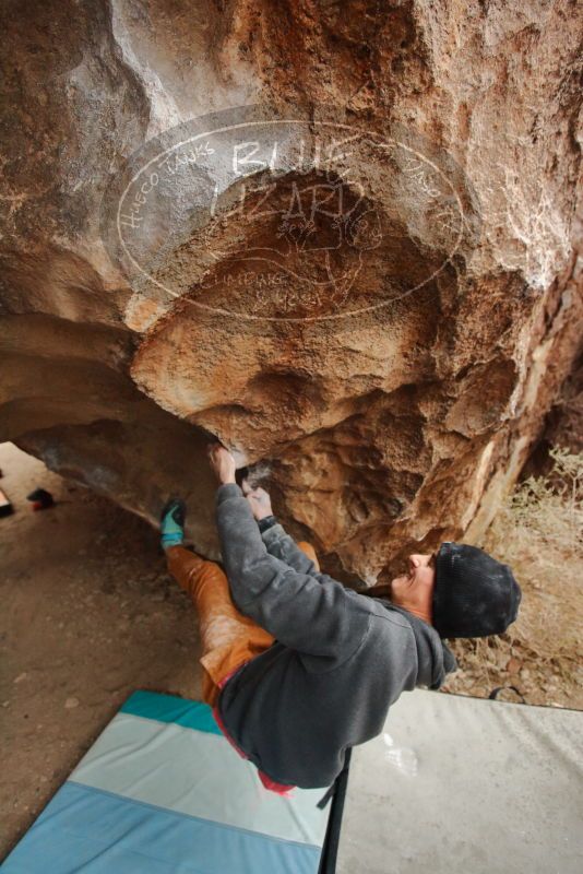 Bouldering in Hueco Tanks on 01/02/2020 with Blue Lizard Climbing and Yoga

Filename: SRM_20200102_1457000.jpg
Aperture: f/3.5
Shutter Speed: 1/250
Body: Canon EOS-1D Mark II
Lens: Canon EF 16-35mm f/2.8 L