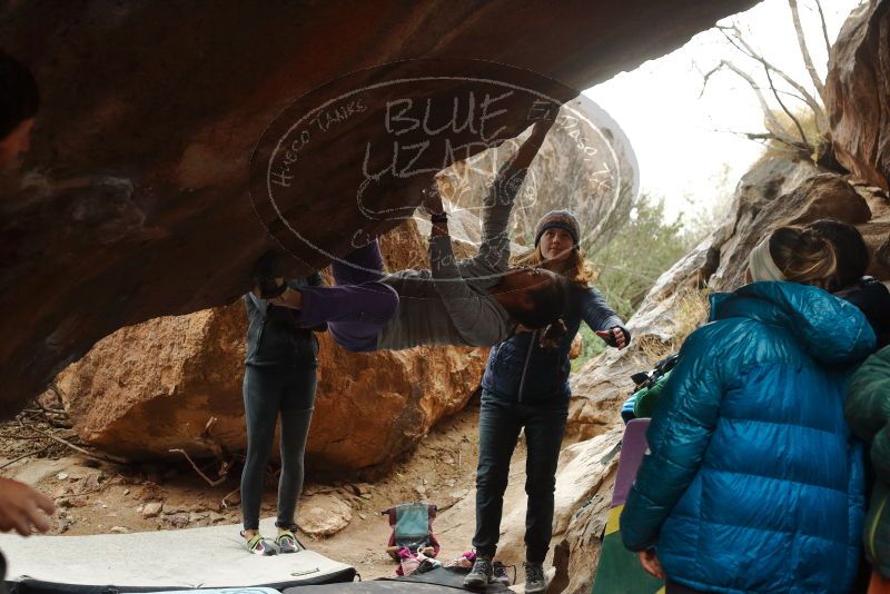 Bouldering in Hueco Tanks on 01/02/2020 with Blue Lizard Climbing and Yoga

Filename: SRM_20200102_1515472.jpg
Aperture: f/4.0
Shutter Speed: 1/250
Body: Canon EOS-1D Mark II
Lens: Canon EF 50mm f/1.8 II