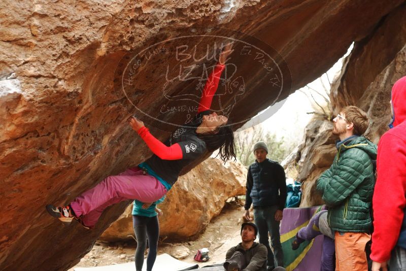 Bouldering in Hueco Tanks on 01/02/2020 with Blue Lizard Climbing and Yoga

Filename: SRM_20200102_1536100.jpg
Aperture: f/3.5
Shutter Speed: 1/250
Body: Canon EOS-1D Mark II
Lens: Canon EF 50mm f/1.8 II