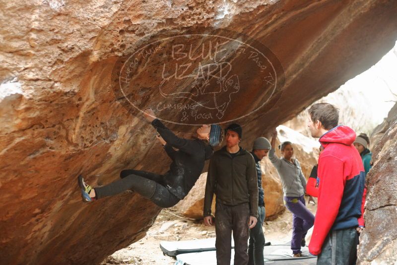 Bouldering in Hueco Tanks on 01/02/2020 with Blue Lizard Climbing and Yoga

Filename: SRM_20200102_1550520.jpg
Aperture: f/2.8
Shutter Speed: 1/200
Body: Canon EOS-1D Mark II
Lens: Canon EF 50mm f/1.8 II