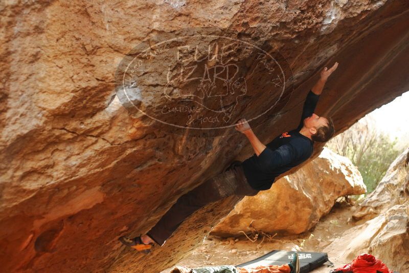 Bouldering in Hueco Tanks on 01/02/2020 with Blue Lizard Climbing and Yoga

Filename: SRM_20200102_1656280.jpg
Aperture: f/3.2
Shutter Speed: 1/400
Body: Canon EOS-1D Mark II
Lens: Canon EF 50mm f/1.8 II