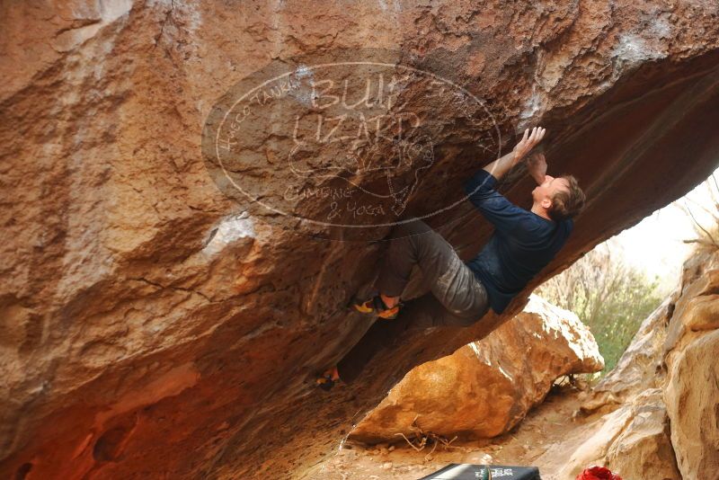 Bouldering in Hueco Tanks on 01/02/2020 with Blue Lizard Climbing and Yoga

Filename: SRM_20200102_1658120.jpg
Aperture: f/3.2
Shutter Speed: 1/400
Body: Canon EOS-1D Mark II
Lens: Canon EF 50mm f/1.8 II